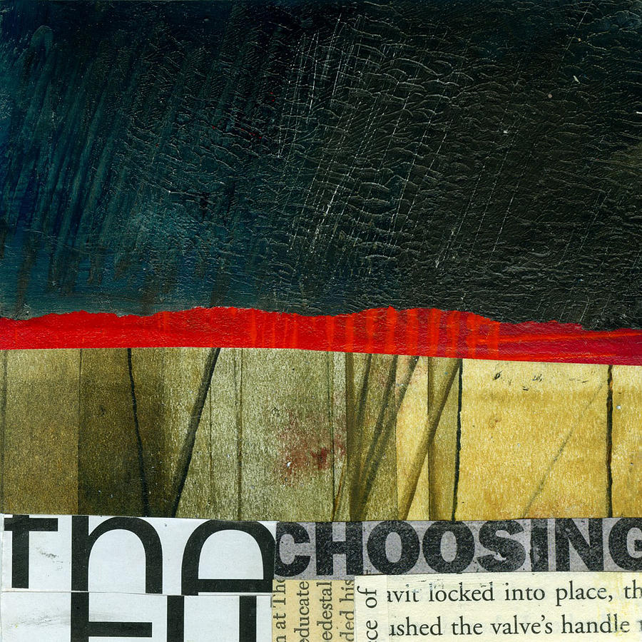 Abstract Painting - The Choosing by Jane Davies