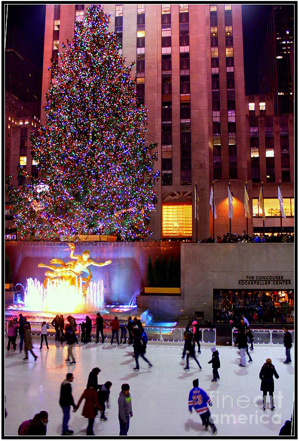 The Christmas Tree at Rockefeller Center Photograph by Dora Sofia Caputo