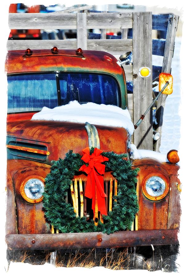 Christmas Photograph - The Christmas Truck by Image Takers Photography LLC - Laura Morgan and Carol Haddon