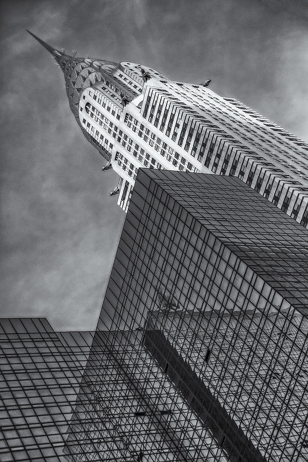 Chrysler Building Photograph - The Chrysler Building BW by Susan Candelario