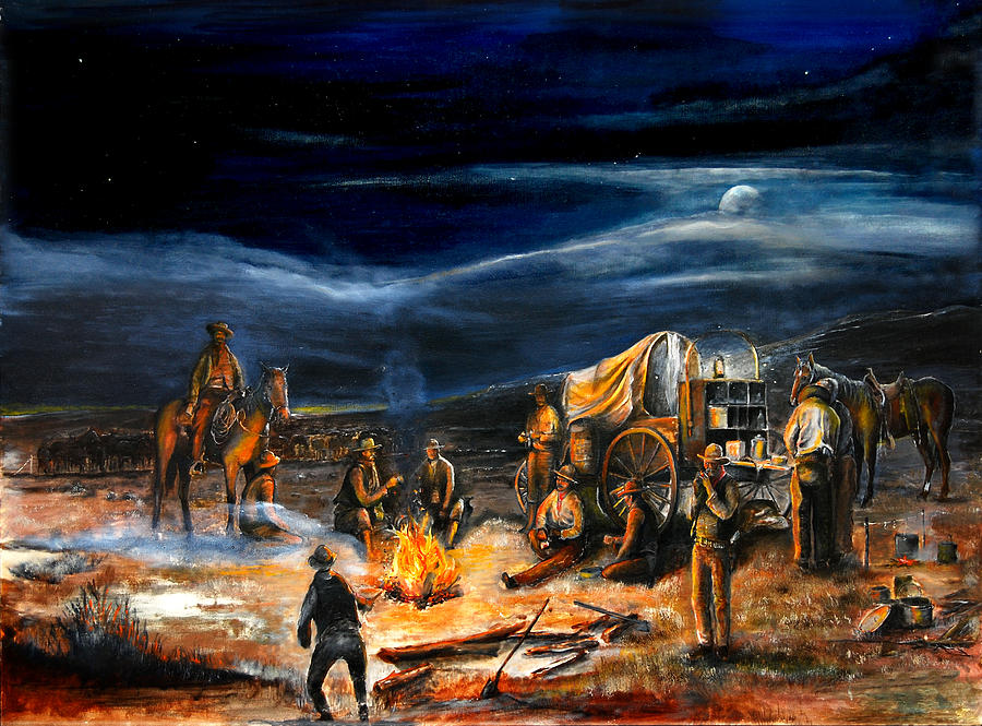 The Chuck Wagon Painting by Patrick Rahming