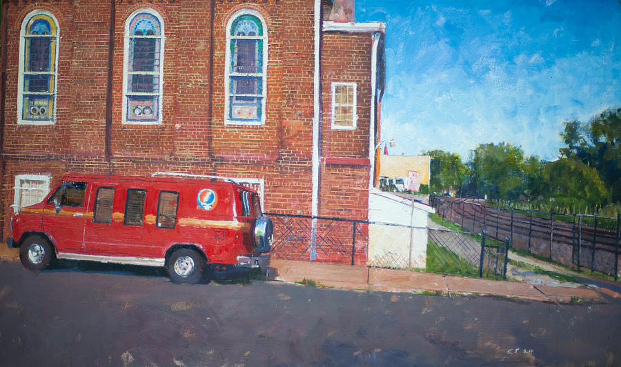 Charlottesville Painting - The Church and the Van by Edward Thomas