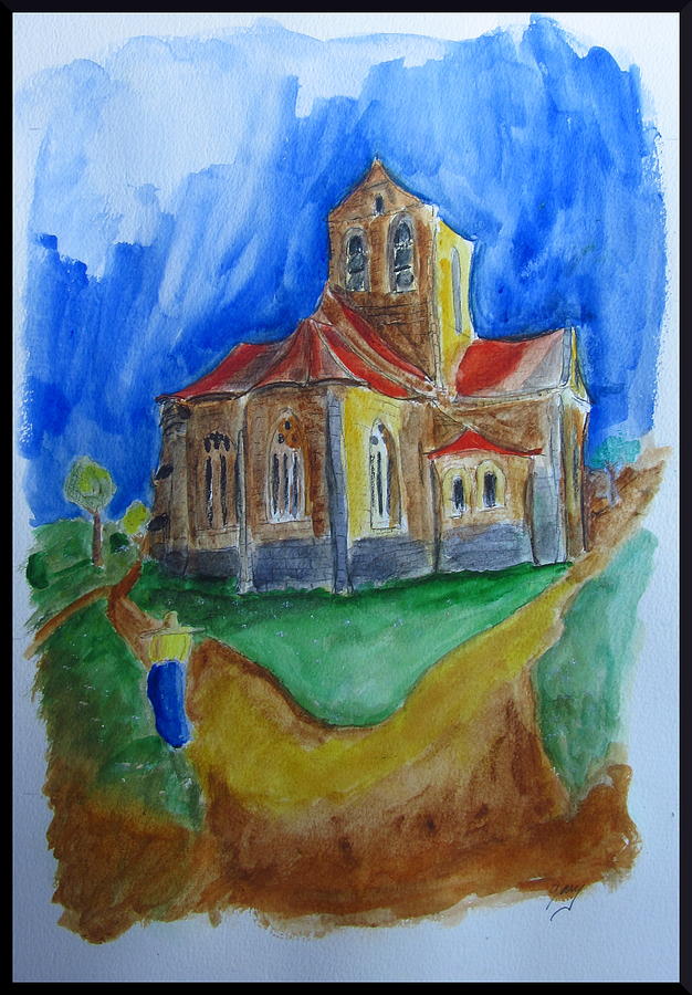 Vincent Van Gogh Painting - The Church at Auvers sur Oise by Gary Kirkpatrick