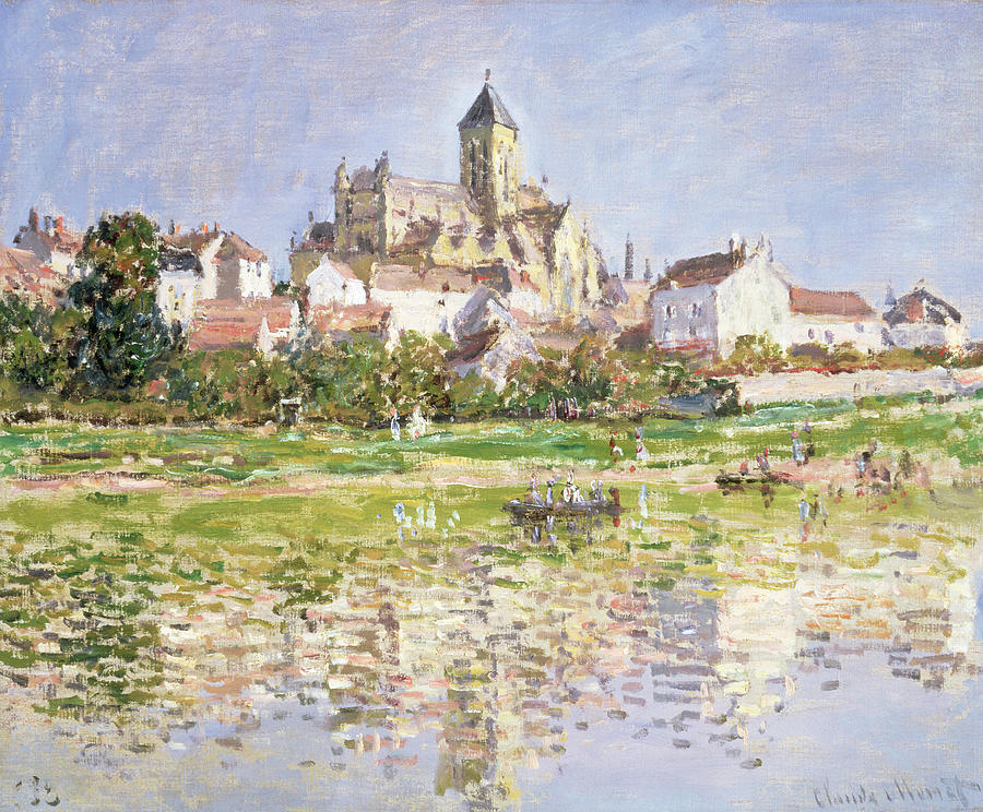 Claude Monet Painting - The Church At Vetheuil, 1880 by Claude Monet