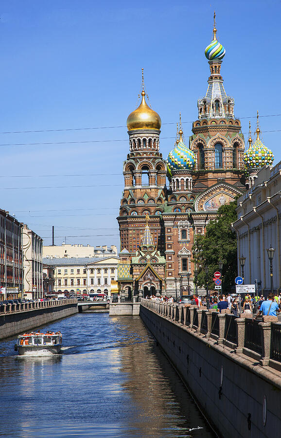 The Church Of Our Savior On Spilled Blood - Russia Photograph by Madeline Ellis