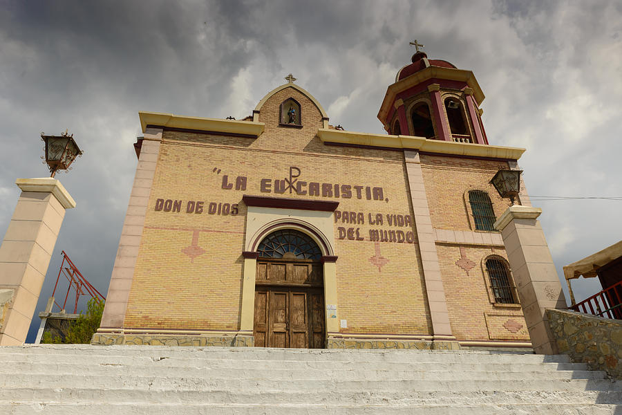 The church of Santo Cristo del Ojo de Agua in Saltillo Mexico Photograph by Marek Poplawski