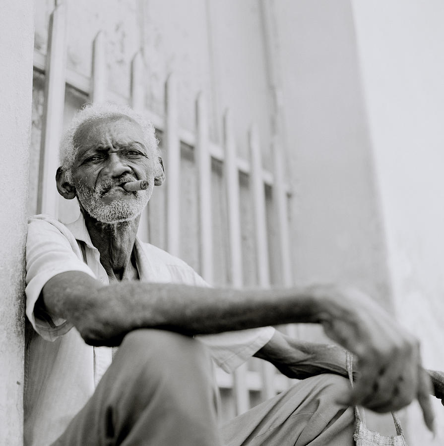 The Cigar Smoker Of Havana Photograph by Shaun Higson