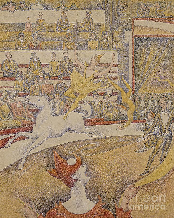 Georges Pierre Seurat Painting - The Circus by Georges Pierre Seurat