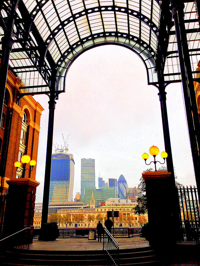 The City of London seen from the Hays Galleria Photograph by Gordon James