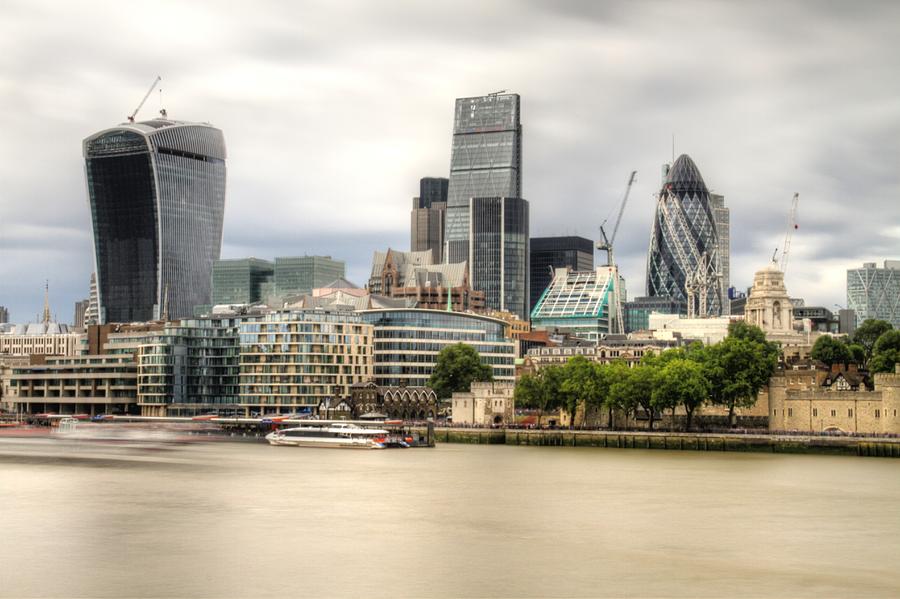 The City of London skyline  Photograph by David French