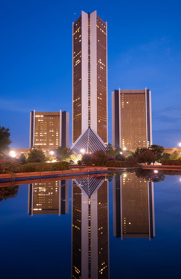 America Photograph - The CityPlex Towers - Tulsa Oklahoma by Gregory Ballos