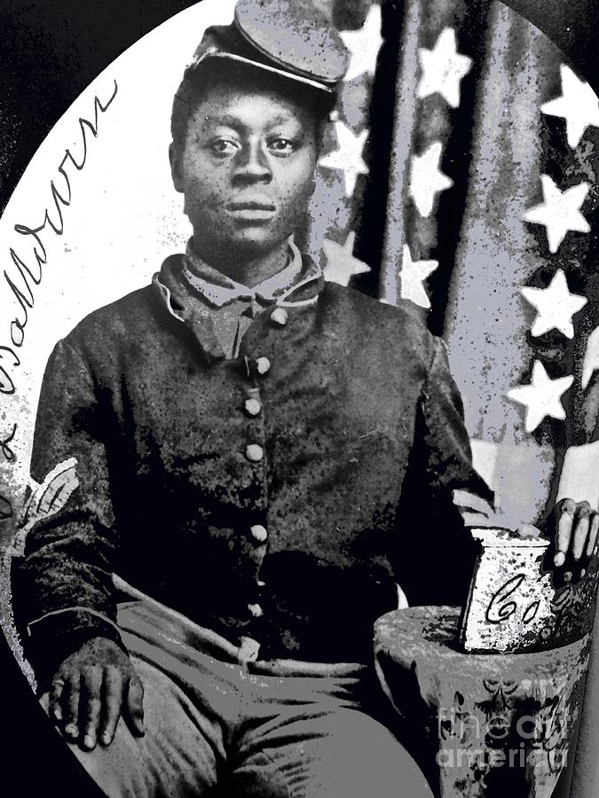 Civil War Portrait of a Soldier Photograph by Saundra Myles