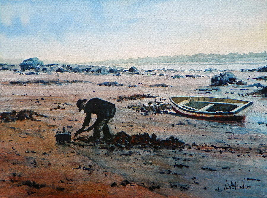 The Clammer Painting by Bill Hudson