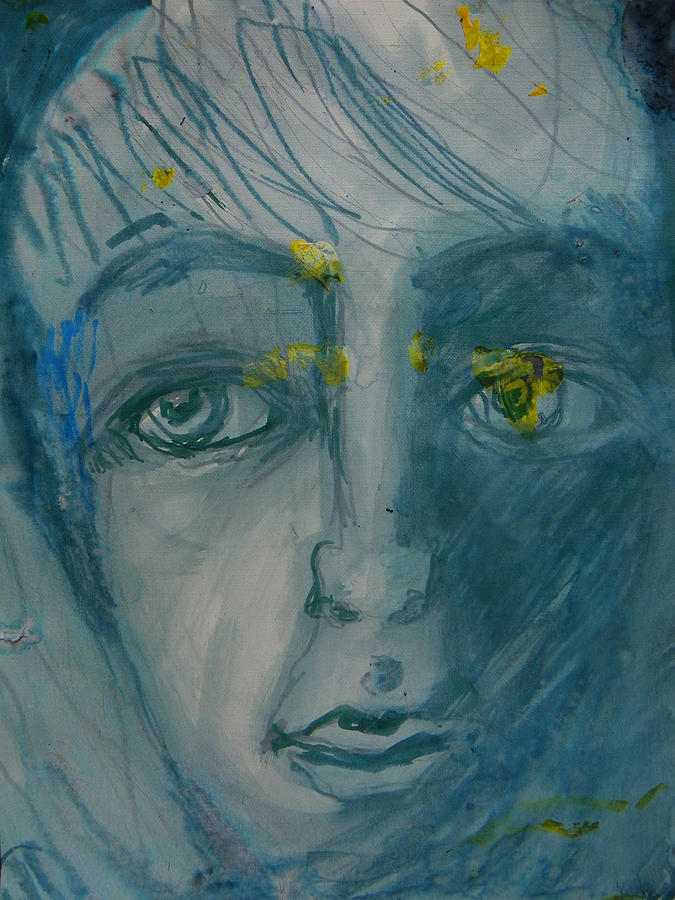 Abstract Painting - The Classic Face by Judith Redman