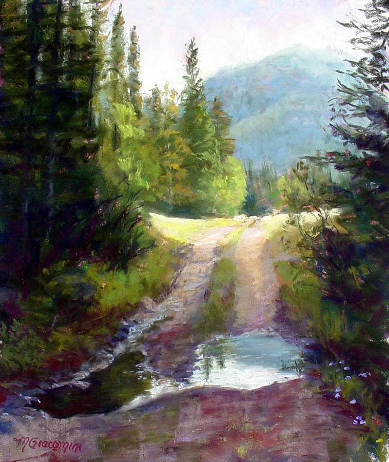 Mountain Painting - The Clearing by Mary Giacomini
