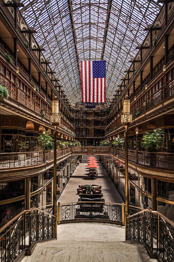Cleveland Photograph - The Cleveland Arcade by Dale Kincaid