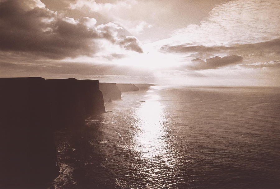 Color Image Photograph - The Cliff Of Moher Ireland by Panoramic Images