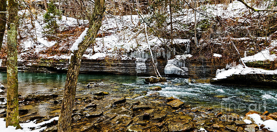 The Clifty Creek Wall Photograph by Paul Mashburn