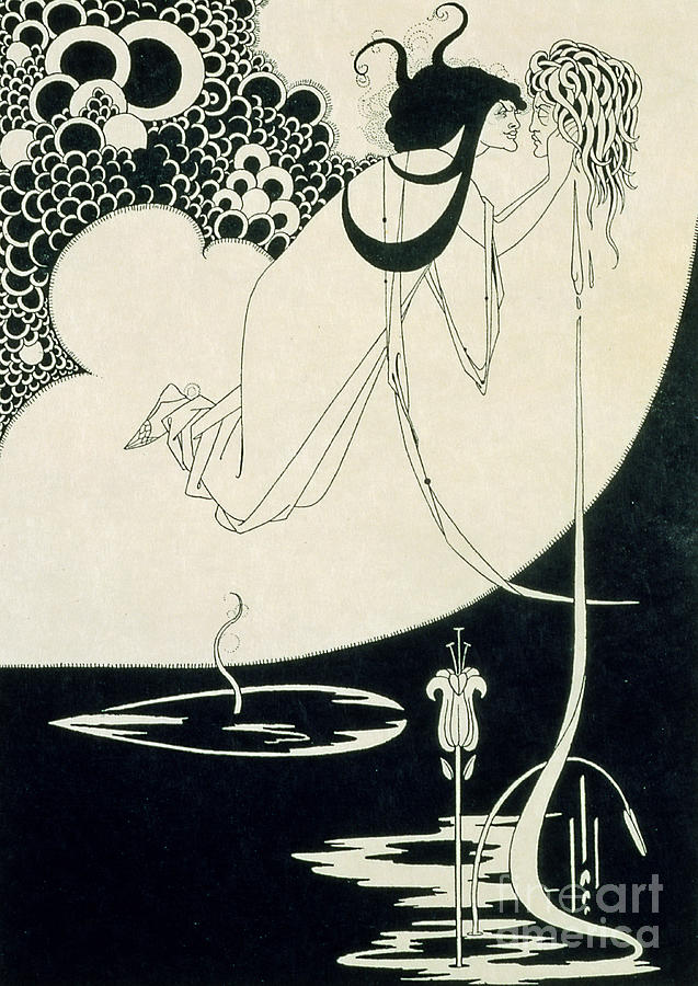 The Climax, illustration from Salome by Oscar Wilde, 1893 Drawing by Aubrey Beardsley