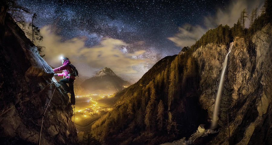 Mountain Photograph - The Climb by Dr. Nicholas Roemmelt