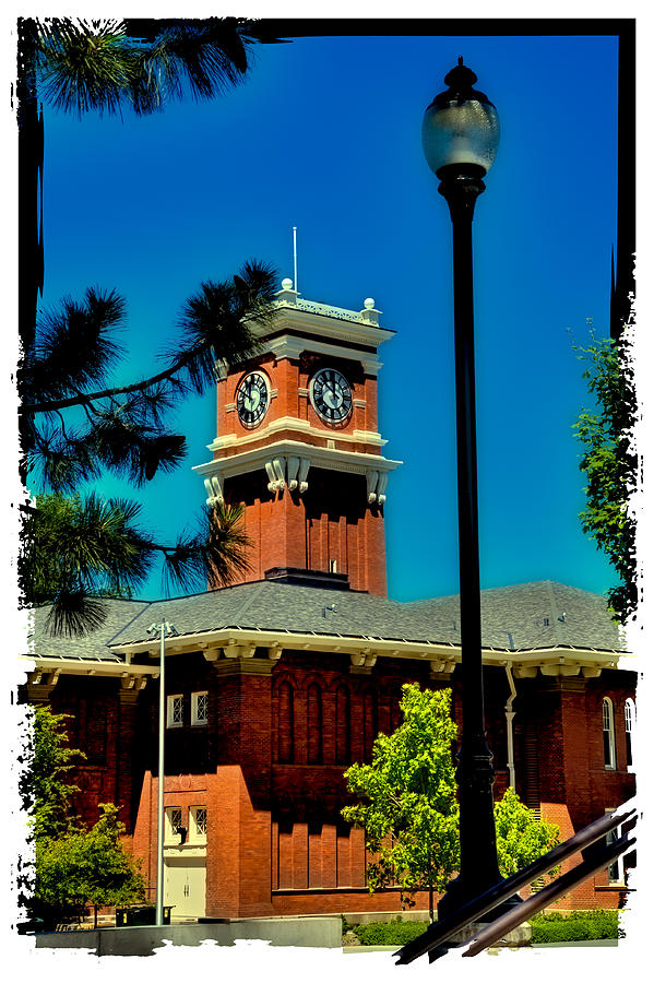 The Clock Tower at Bryan Hall - Washington State University Photograph by David Patterson