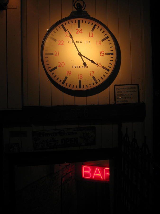 The Clock Photograph by Ydania Ogando