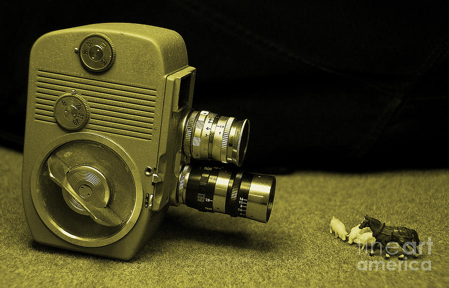 Vintage Photograph - The Clockwork Camera  by Rob Hawkins