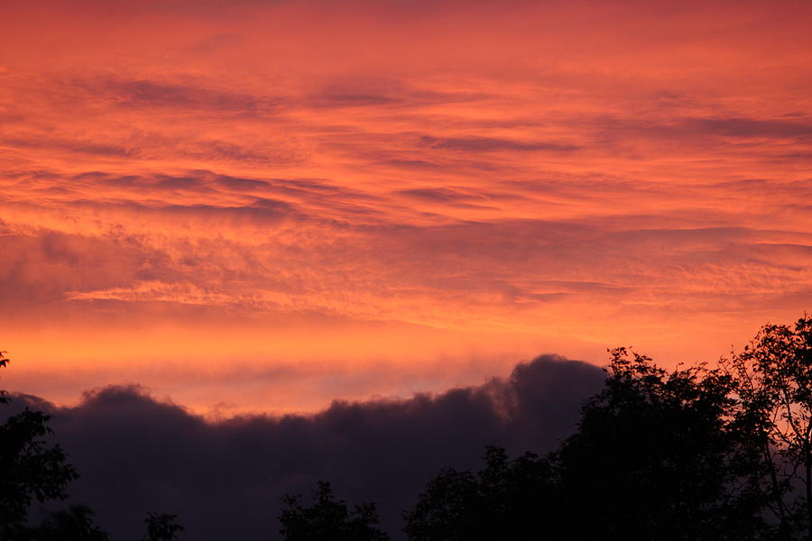 The Clouds on Fire Photograph by Patricia Hiltz