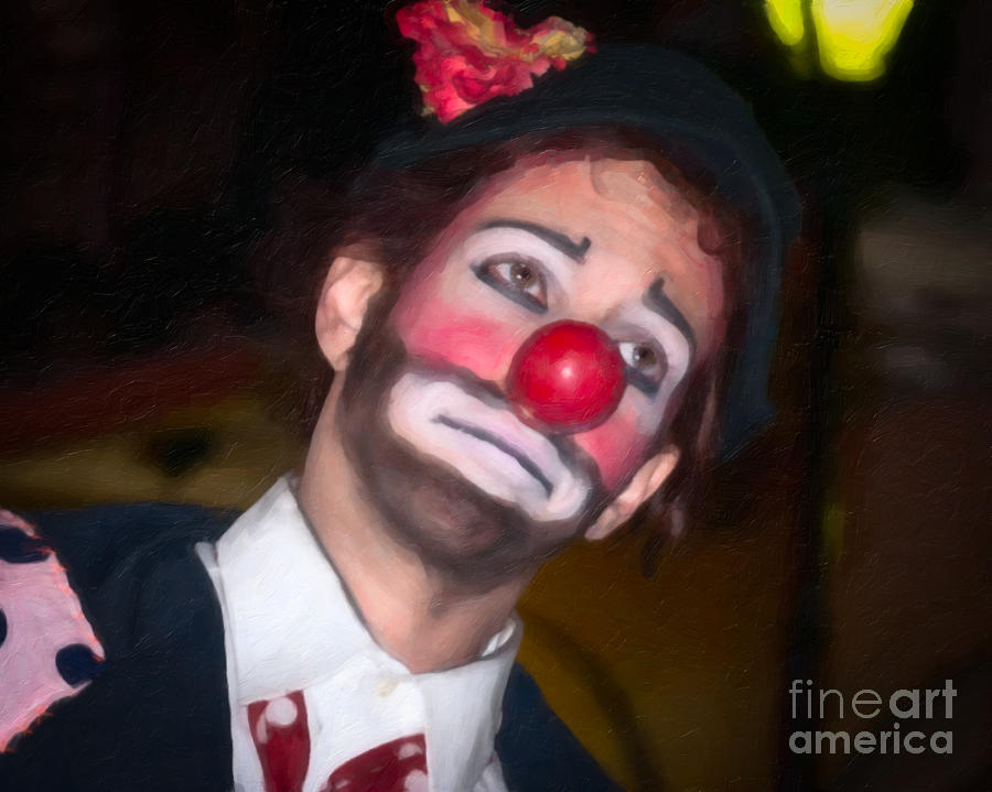 The Clown Photograph by Kathleen K Parker