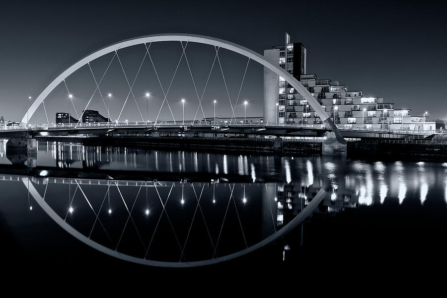 The Clyde Arc Black and White Photograph by Stephen Taylor