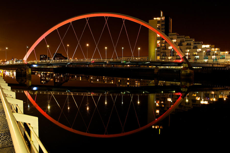The Clyde Arc in Red Photograph by Stephen Taylor