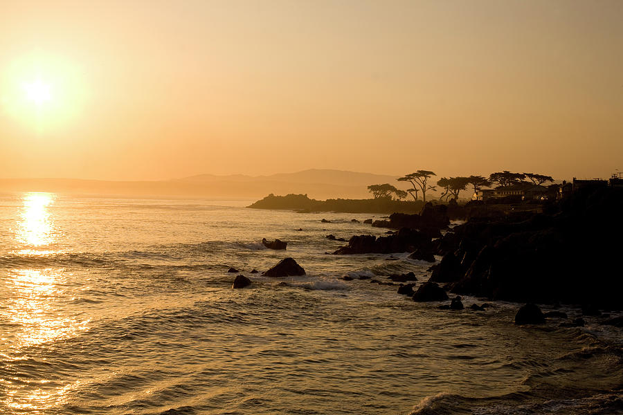 The Coast Of Pacific Grove With Lovers Photograph by Matthew Oshea