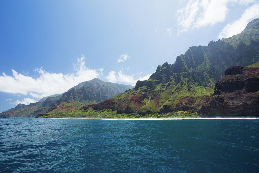 The Coastline Of The Napali Coast Photograph by Matthew Micah Wright