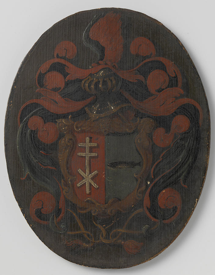 Coat Drawing - The Coat Of Arms Of The Family Snoeck, Amsterdam by Litz Collection