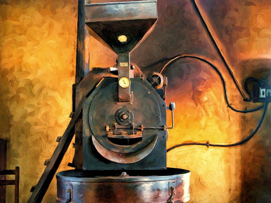 The Coffee Roaster Painting by Michael Pickett