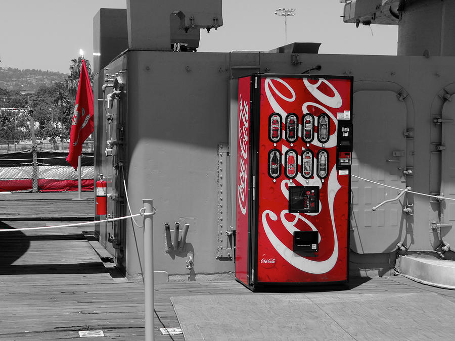 The Coke Machine Photograph by Richard J Cassato