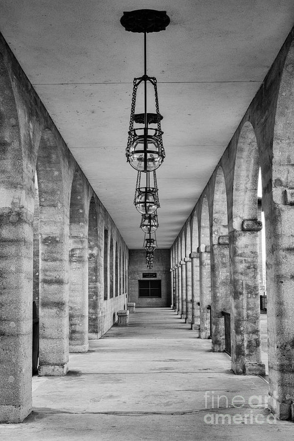 The Collanade at the Old Hotel Alcazar St. Augustine Florida Photograph by Dawna Moore Photography