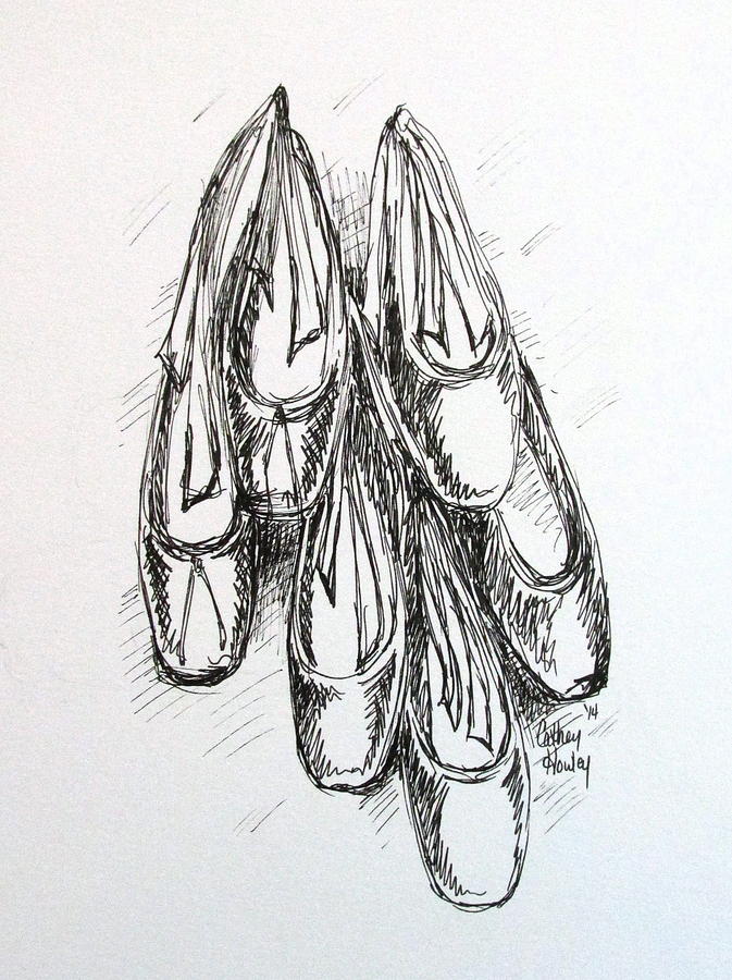 The Collection Drawing by Catherine Howley