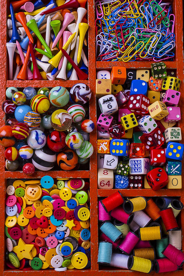 Dice Photograph - The Collection by Garry Gay