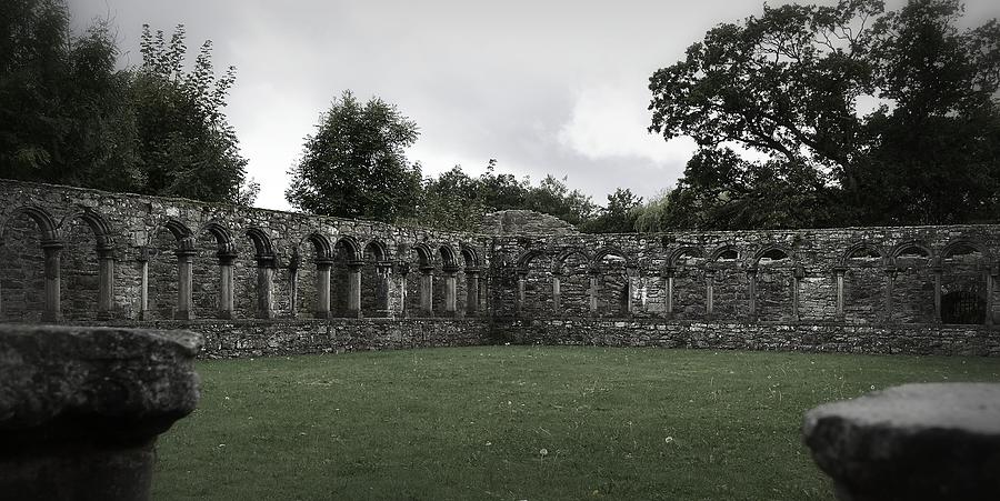 The Colonnade at Jerpoint Abbey Photograph by Nadalyn Larsen