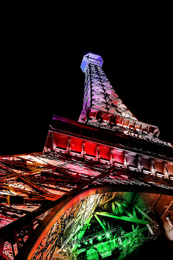 Eiffel Tower Digital Art - The Color Of Love by Az Jackson