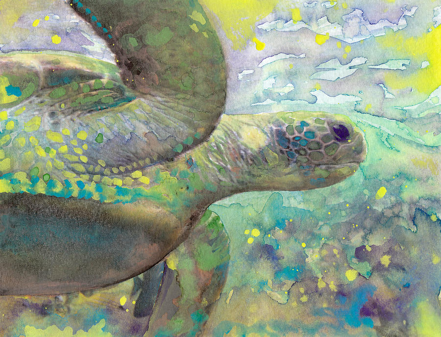Aquatic Animals Painting - The Color of Magic by Susan Powell
