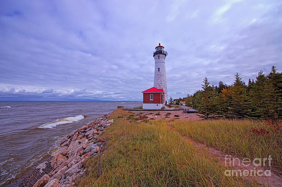 Lighthouse Photograph - The Color of October by Michael Griffiths