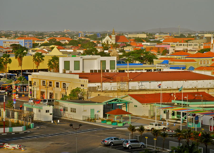 The Colorful Harbor in Aruba Photograph by Kirsten Giving