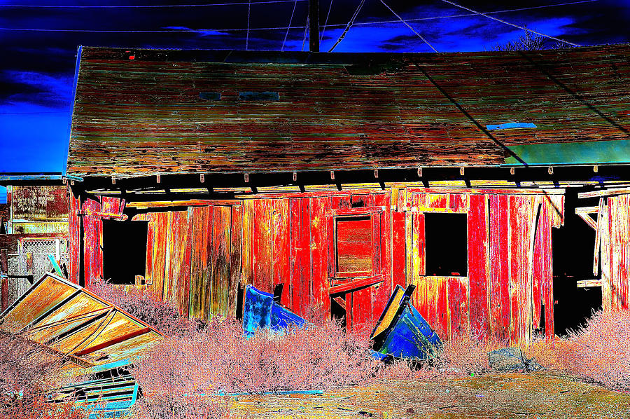 The Colorful Shed Photograph by Richard J Cassato