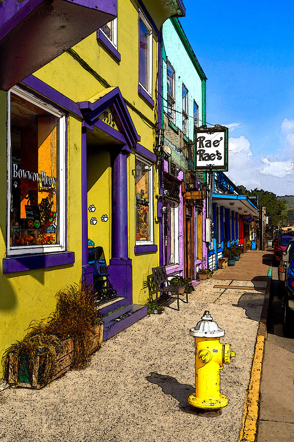 The Colorful Sidewalks Of Newport Photograph by James Eddy