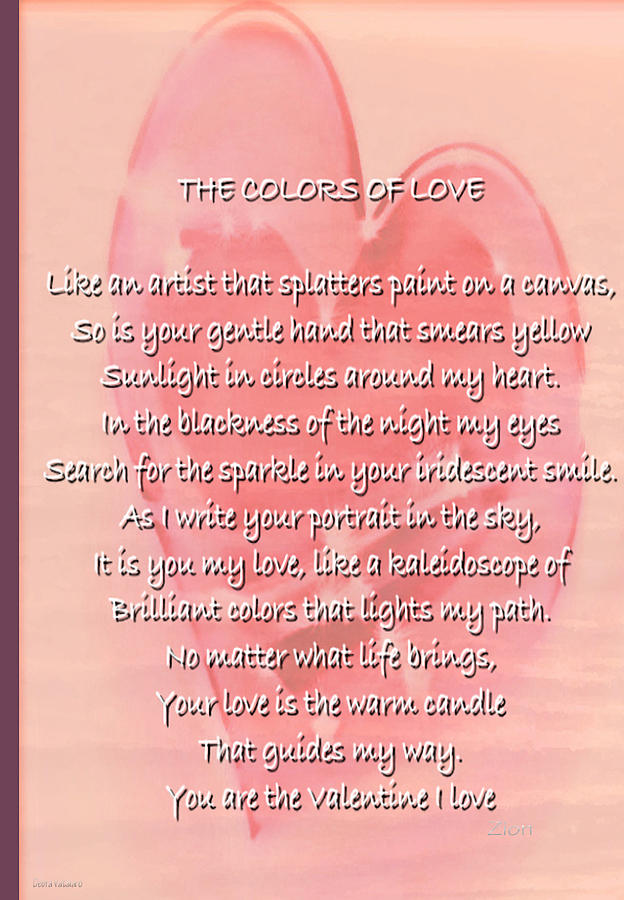 The Colors Of Love Card Photograph by Debra     Vatalaro