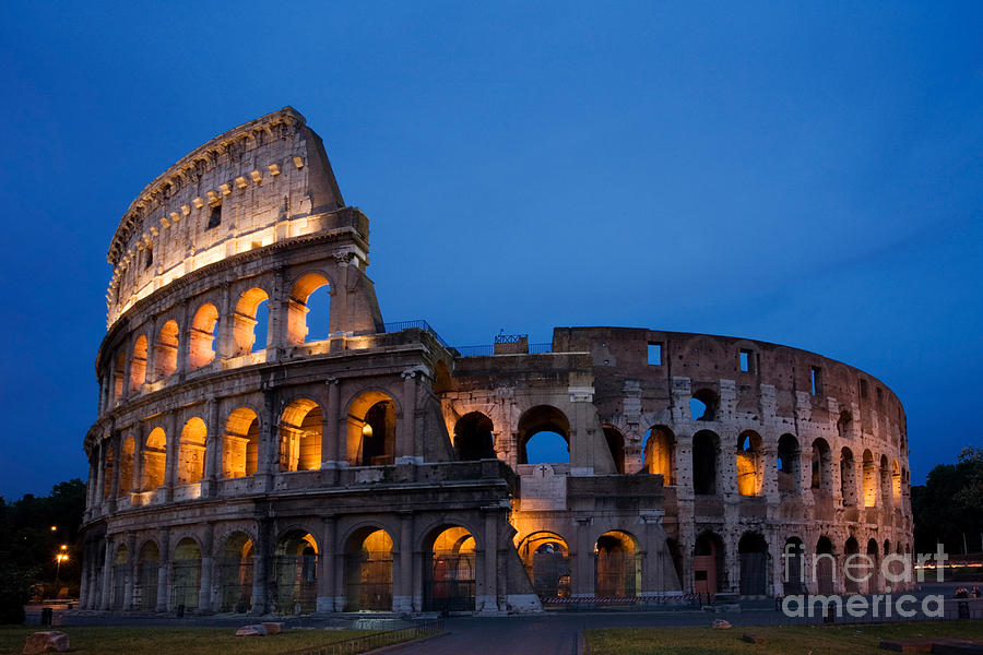 The Colosseum Photograph by David Davis