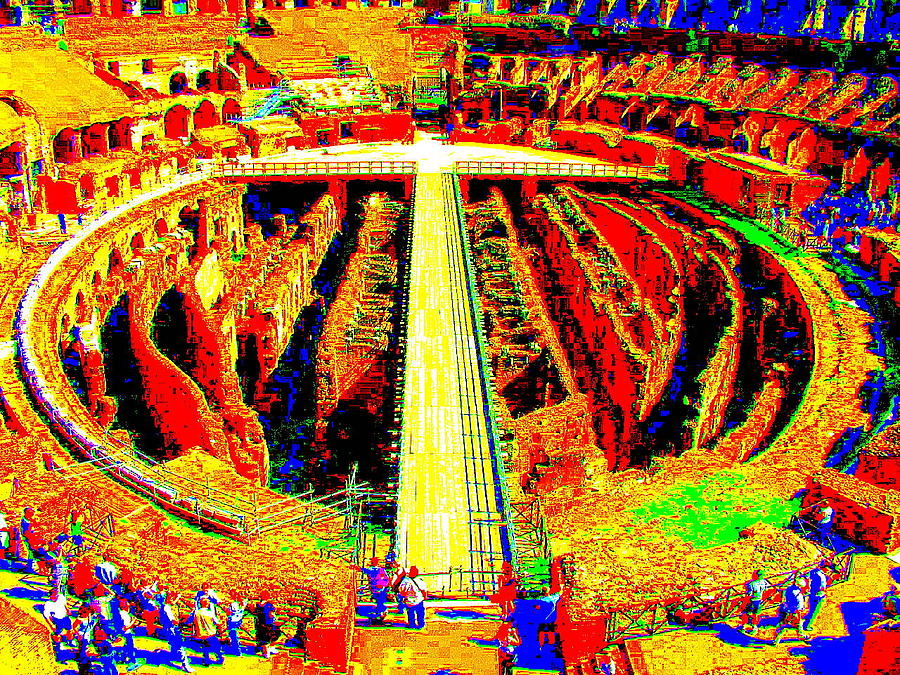 The Coliseum Digital Art by Frank Maimone - Fine Art America