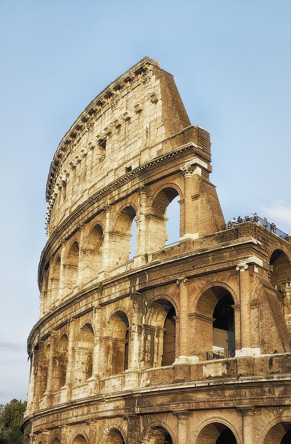Architecture Photograph - The Colosseum by Kim Andelkovic
